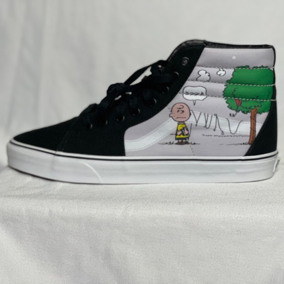ORIGINAL RELEASE!!!!!! SIZE 11 - VANS PEANUTS x SK8 HI CHARLIE KITE RARE FIND!!! - Picture 8 of 15